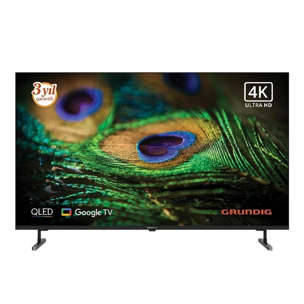 Grundig 50 GQ 750A 50inc 126 cm 4K UHD Google Smart QLED TV, Uydu Alıcılı ürün görseli 1