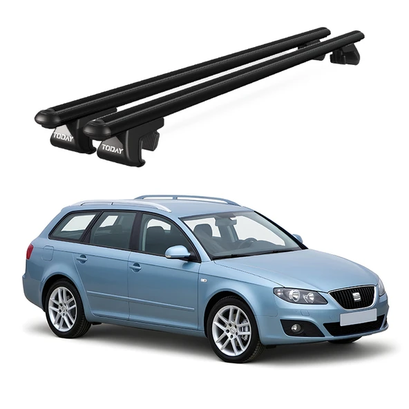 Venüs Seat Exeo St (2009-2013) Uyumlu Siyah Ara Atkı Port Bagaj Tavan Barı ürün görseli 1