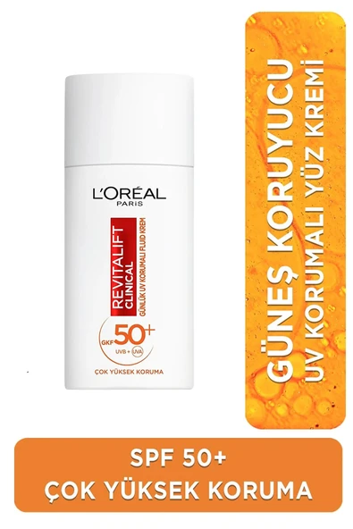 Revitalift Clinical Spf 50 Günlük Yüksek Uv Korumalı Yüz Güneş Kremi 50ml ürün görseli 1