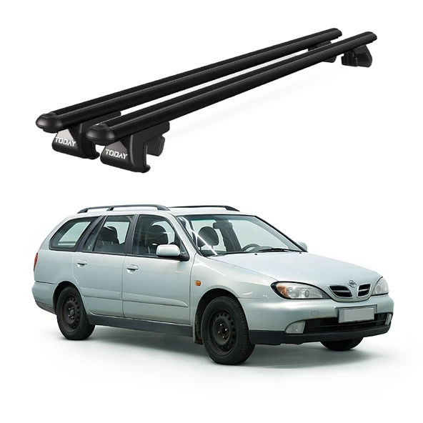 Venüs Nissan Primera W11 (1997-2002) Uyumlu Siyah Ara Atkı Port Bagaj Tavan Barı ürün görseli 1