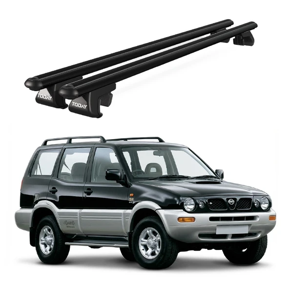Venüs Ford Maverick 5 Doors (1993-1999) Uyumlu Siyah Ara Atkı Port Bagaj Tavan Barı ürün görseli 1