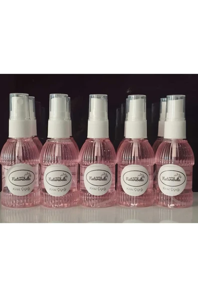 Kiraz Çiçeği Kolonyası 50 ml 10 Adet ,Hediyelik,Nişan,Nikah,Mevlüt Plastik Sprey Şişe ,Çanta boy, ürün görseli 1