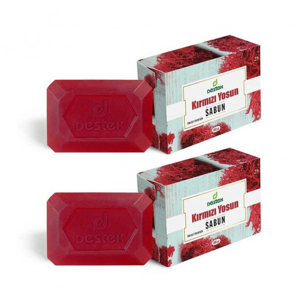 Destek Kırmızı Yosun Sabunu 150g (2 Adet) ürün görseli 1