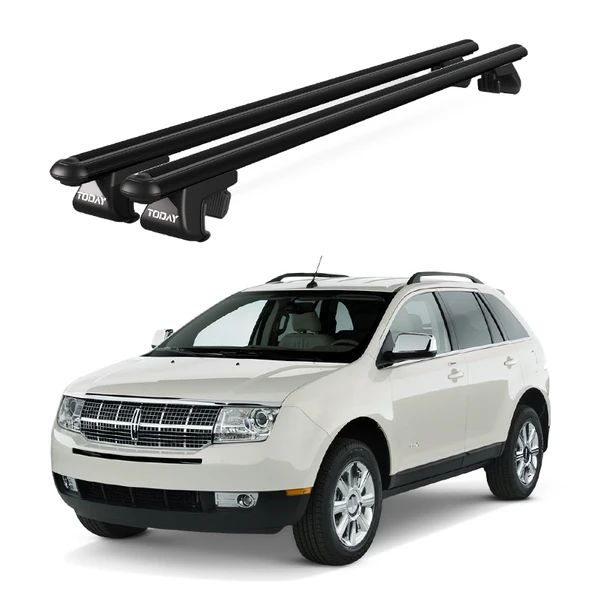 Venüs Lincoln Mkx (2007-2015) Uyumlu Siyah Ara Atkı Port Bagaj Tavan Barı ürün görseli 1