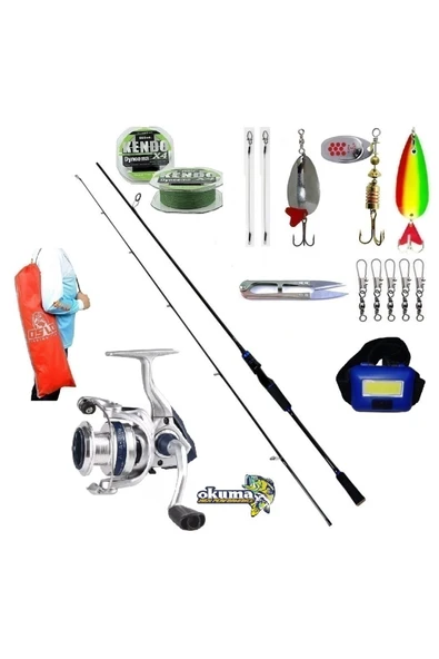 Aria-3000a Oslo Legend 270cm 7-40gr Turna Spin Olta Takımı Seti ürün görseli 1