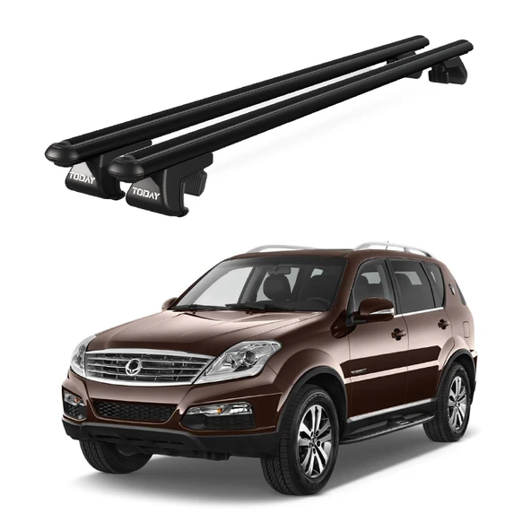 Venüs Ssangyong Rexton Y290 (2012-2017) Uyumlu Siyah Ara Atkı Port Bagaj Tavan Barı ürün görseli 1