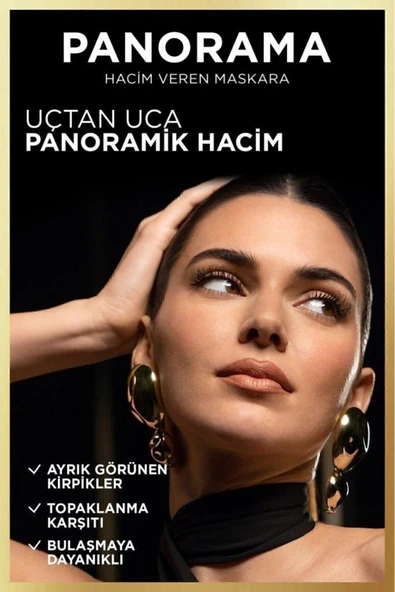 Panorama Hacim Veren Maskara Siyah - Resim 4