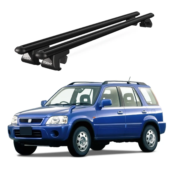 Venüs Honda Cr-V (1996-2002) Uyumlu Siyah Ara Atkı Port Bagaj Tavan Barı ürün görseli 1