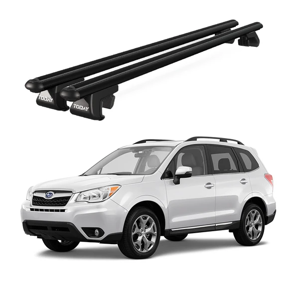 Venüs Subaru Forester (2013-2018) Uyumlu Siyah Ara Atkı Port Bagaj Tavan Barı ürün görseli 1