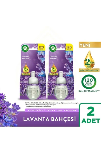 Air Wick Elektrikli Oda Kokusu Yedek Şişe Lavanta Bahçesi 2x19 ML ürün görseli 1