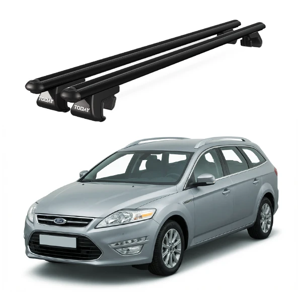 Venüs Ford Mondeo Statio Wagon Mk Iv (2007-2014) Uyumlu Siyah Ara Atkı Port Bagaj Tavan Barı ürün görseli 1