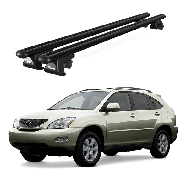 Venüs Lexus Rx 300/400 (2009-2015) Uyumlu Siyah Ara Atkı Port Bagaj Tavan Barı ürün görseli 1