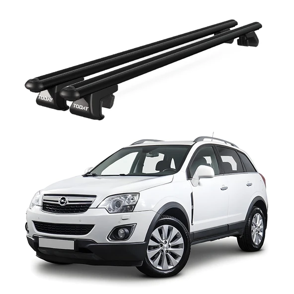 Venüs Opel Antara Suv (2007-2016) Uyumlu Siyah Ara Atkı Port Bagaj Tavan Barı ürün görseli 1