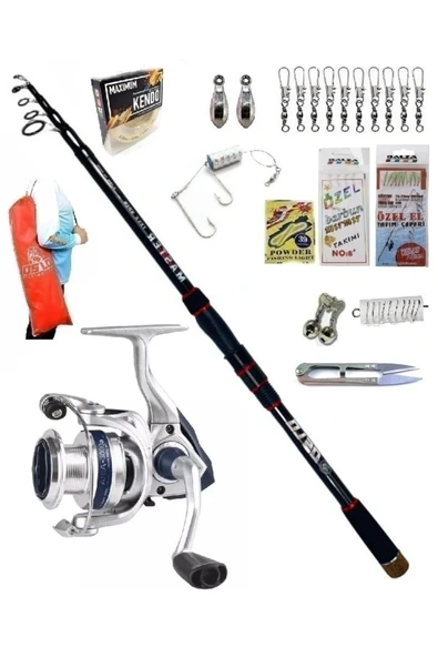 Aria-3000a Oslo Master 270cm 14-42gr Kıyı Tele Spin Olta Takımı Seti ürün görseli 1