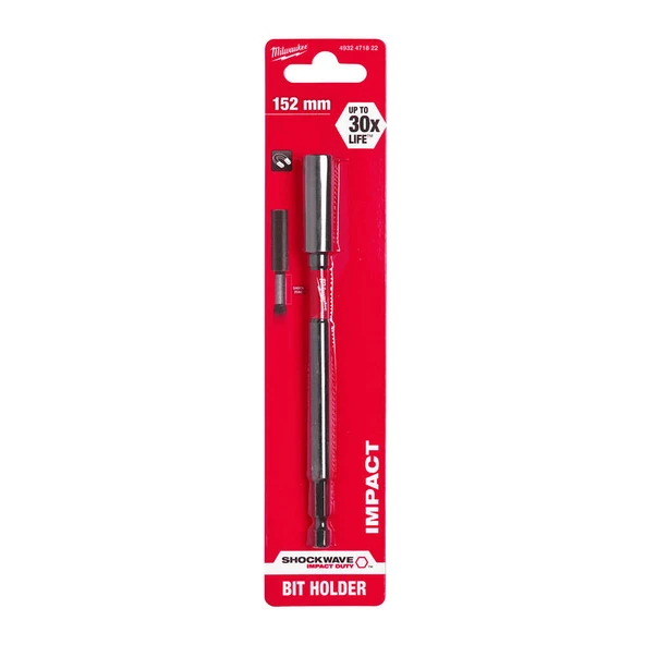 Milwaukee Manyetik 1/4 Hex Shockwave Bits Uç Tutucu 150mm ürün görseli 1