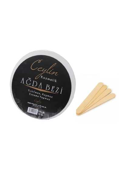 100 Metre Ağda Bezi Ve 100'lü Spatula Seti ürün görseli 1