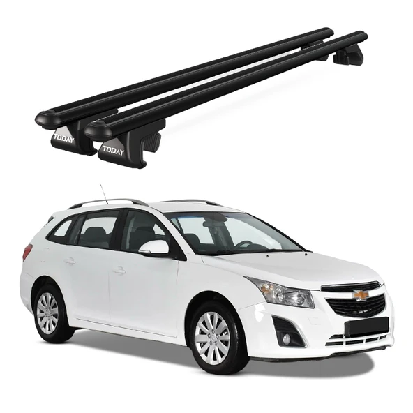 Venüs Chevrolet Cruze Station Wagon (2012-2015) Uyumlu Siyah Ara Atkı Port Bagaj Tavan Barı ürün görseli 1