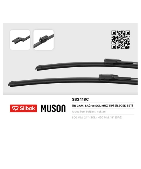 CADDY-SUPERB (600 MM X 450 MM) MUZ TİPİ SİLECEK (TAKIM) ürün görseli 1