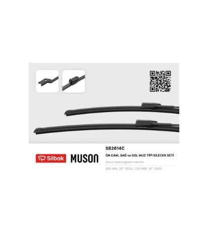 SİLECEK SÜPÜRGESİ 650/350MM (MUZ TİPİ) CHEVROLET TRAX-IX20-VENGA-MOKKA-CAPTUR-CLIO VI 09> 09/12 ürün görseli 1