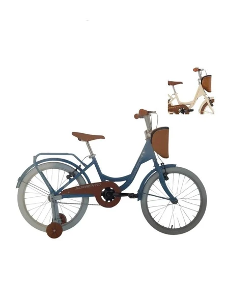BİSAN SORRENTO-S KIZ ÇOCUK BİSİKLETİ 30CM 20 JANT KREM GOLD ürün görseli 1