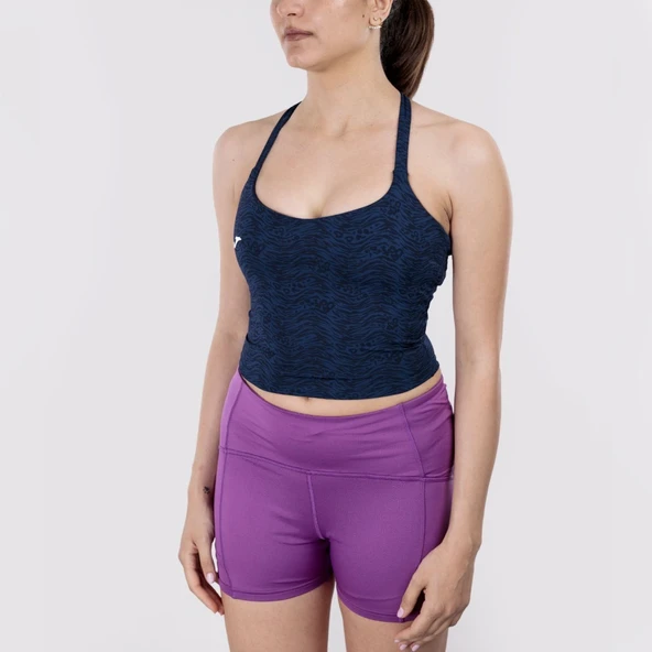 Joma 902680.322 Challenge Kadın Kolsuz Tişört - Lacivert ürün görseli 1