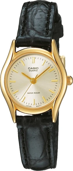 CASIO LTP-1094Q-7ARDF SİYAH DERİ KORDON KADIN KOL SAATİ ürün görseli 1