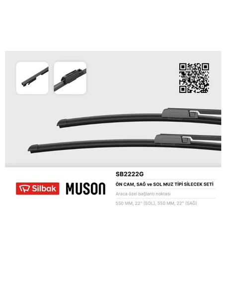 SİLECEK SÜPÜRGESİ A6 05-> 55CM+55CM ürün görseli 1