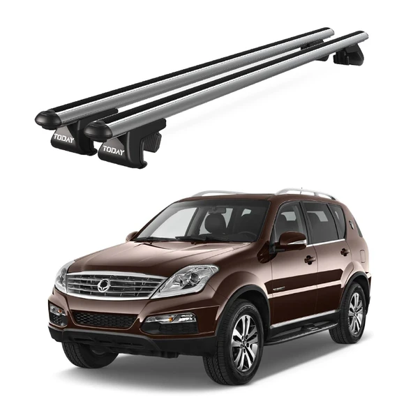 Venüs Ssangyong Rexton Y290 (2012-2017) Uyumlu Gri Ara Atkı Port Bagaj Tavan Barı ürün görseli 1