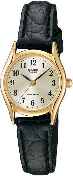 CASIO LTP-1094Q-7B2RDF SİYAH DERİ KORDON KADIN KOL SAATİ ürün görseli 1