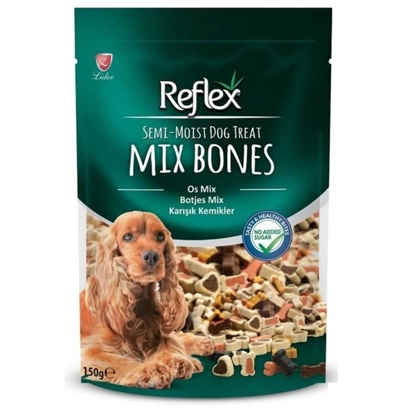 Reflex Karışık Kemikler Yarı Yumuşak Köpek Ödül Maması 150gr ürün görseli 1