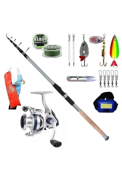 Okuma Aria-4000 300cm 60-120gr Remixon Carbo-X Turna Spin Olta Takımı Seti ürün görseli 1