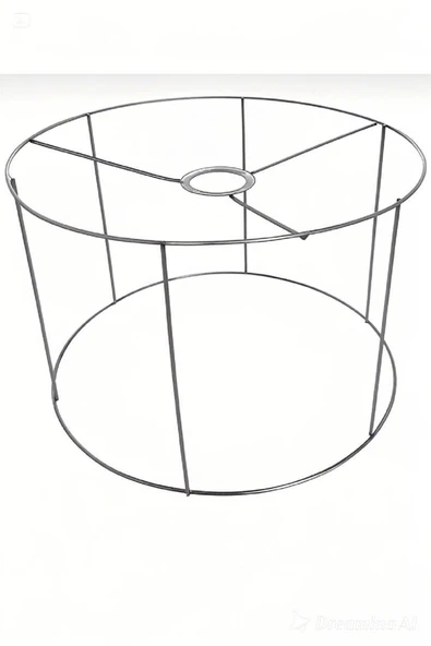 30X20 Abajur avize teli iskeleti 30 cm çap 20 cm yükseklik ürün görseli 1