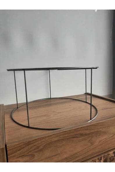 Hobi Abajur Ve Lambader Teli Çemberi 40 Cm Çap 20 Cm Yükseklik Büyük Boy ürün görseli 1