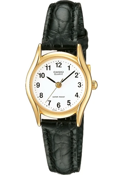 CASIO LTP-1094Q-7B1RDF SİYAH DERİ KORDON KADIN KOL SAATİ ürün görseli 1