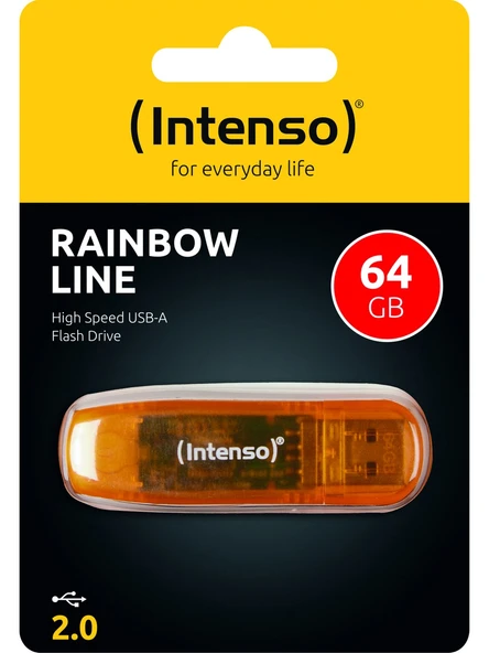 Intenso 3502491 Rainbow Line 128GB USB Bellek ürün görseli 1