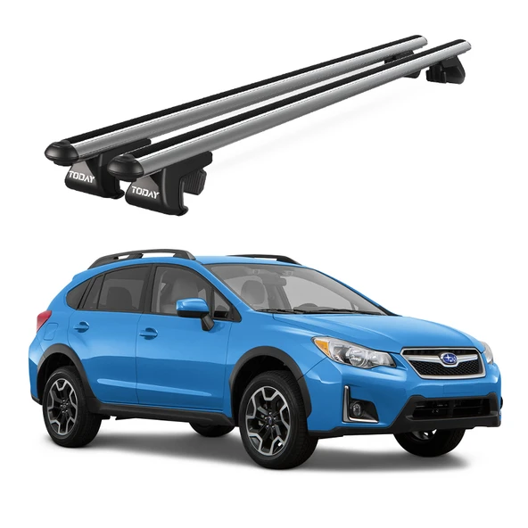 Venüs Subaru Xv (2012-2016) Uyumlu Gri Ara Atkı Port Bagaj Tavan Barı ürün görseli 1