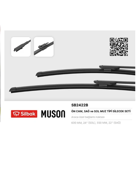 SİLECEK SÜPÜRGESİ VOLVO S60 V70 04> S80 03>06 XC70 XC90 04 MULTIPLA 06> ürün görseli 1
