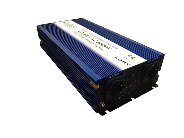2000 Watt 12 Volt Ups (Şebeke Şarjlı) Tam Sinüs İnverter ürün görseli 1
