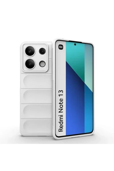 Newface Xiaomi Redmi Note 13 4G Kılıf Optimum Silikon - Krem ürün görseli 1