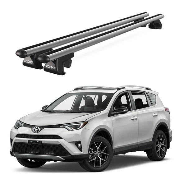 Venüs Toyota Rav4 Xa40 (2013-2018) Uyumlu Gri Ara Atkı Port Bagaj Tavan Barı ürün görseli 1