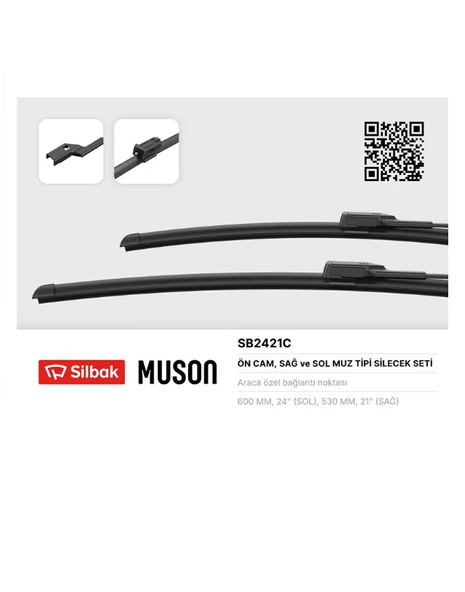 SİLECEK SÜPÜRGESİ 600/530mm (MUZ TİPİ) TİGUAN 07> ürün görseli 1