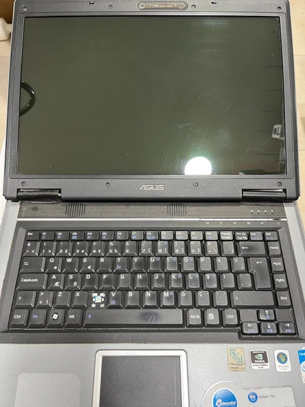 ASUS F3S CORE 2 DUO T8300 2.40 GHZ 1GB 120GB HDD Notebook (Outlet) ürün görseli 1