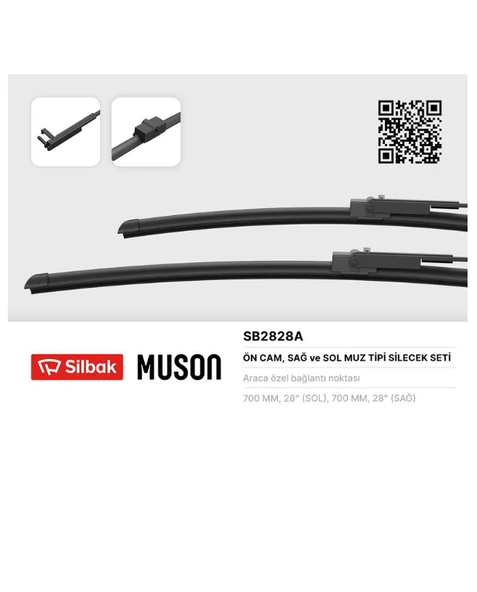 SİLECEK SÜPÜRGESİ (MUZ TİPİ)  GOLF PLUS PEUGEOT 407 CİTROEN C6-5 70/70MM ürün görseli 1