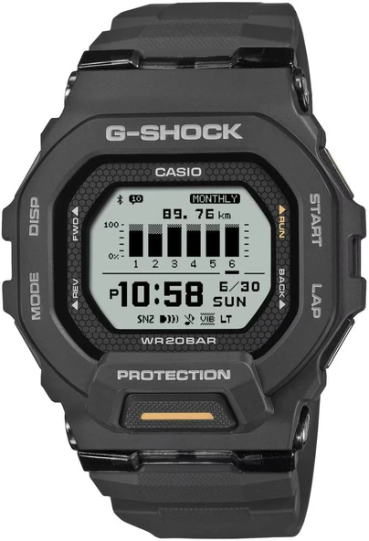 CASIO G-SHOCK GBD-200-1A1DR SİYAH SİLİKON KORDON BLUETOOTHLU DİJİTAL ERKEK KOL SAATİ ürün görseli 1
