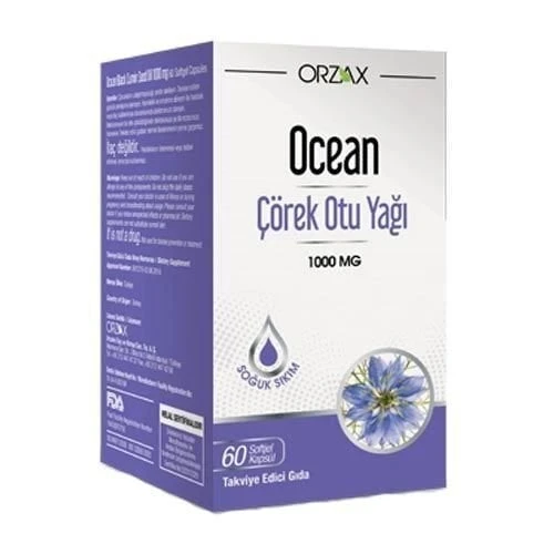 Ocean Çörek Otu Yağı 1000 mg 60 Kapsül ürün görseli 1