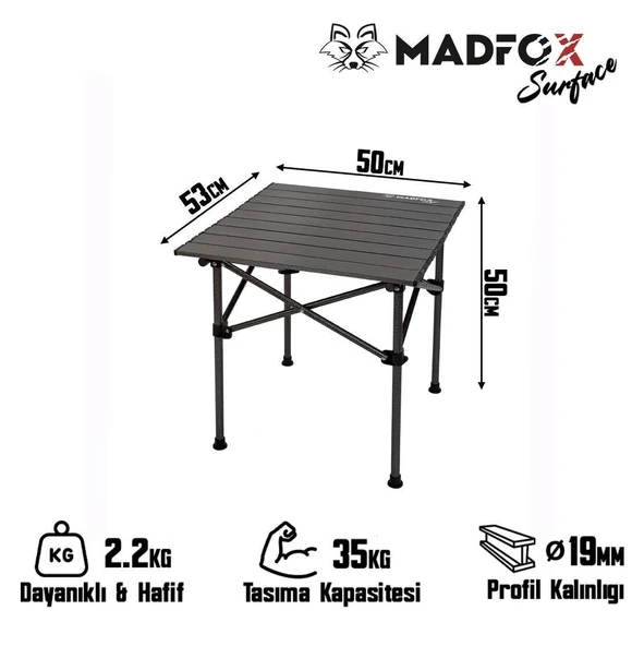 Madfox Surface Küçük Boy Kamp Masasi - Resim 5