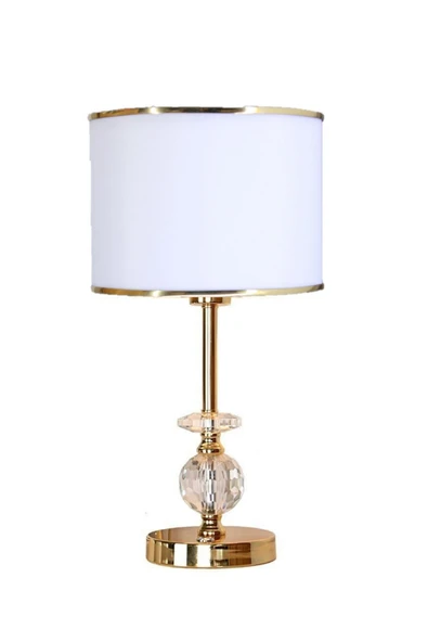 İ SERİSİ MASA ABAJURU GECE LAMBASI AYDINLATMA LAMBASI KUMAŞ-METAL ürün görseli 1