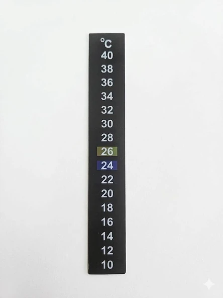 AKVARYUM YAPIŞKANLI STİKER TERMOMETRE 10-40C ürün görseli 1