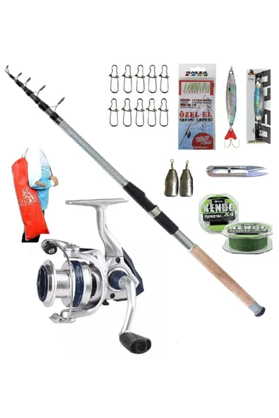 Okuma Aria-3000a 300cm 60-120gr Remixon Carbo-X Spin Olta Takımı Seti ürün görseli 1