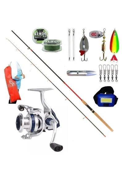 Okuma Aria-C4000a 270cm 10-35gr Remixon Red Zoom Karbon Turna Spin Olta Takımı Seti ürün görseli 1